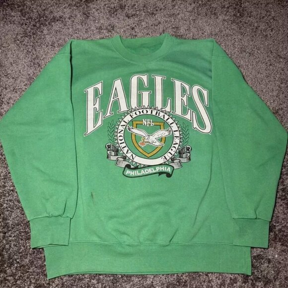 Philadelphia Eagles Football Sweatshirt, Philadelphia Eagles Shirt Retro - Picture 1 of 3